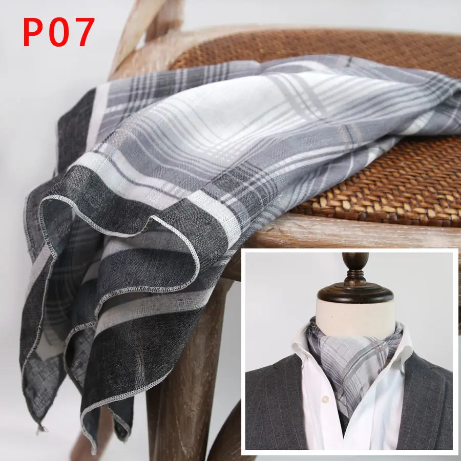 Japanese-Style  American Casual Artistic Style Versatile Men\'s Scarf Leather Ring Small Scarf Hip Hop Style Wrist Towel 60