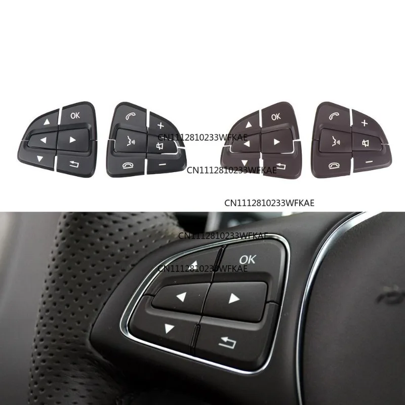 For Mercedes-Benz W218/246/117/172/176 W156 steering wheel button control multi-function interior accessories