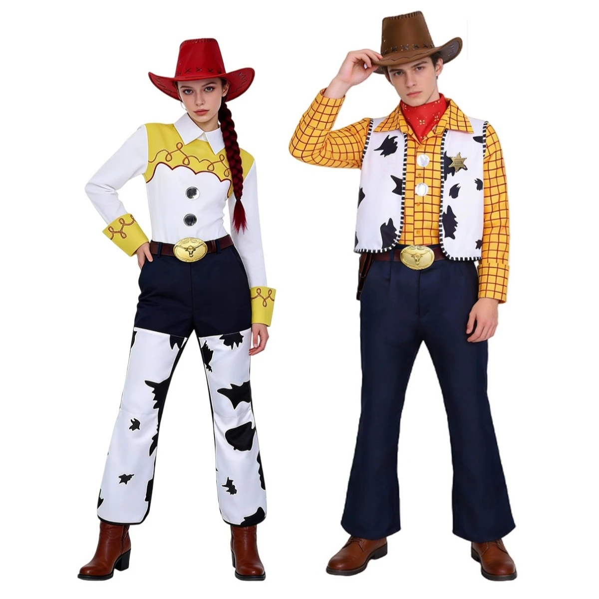 

Film Cowboy Woody Jessie Cowgirl Cosplay Costume Anime Cartoon Carnival Uniform Halloween Party Outfits Dress Up