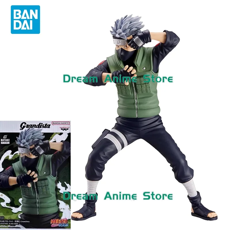 

Bandai Original Naruto：Shippūden Anime Figure Grandista Hatake Kakashi Action Figure Toys for Kids Gift Collectible Model