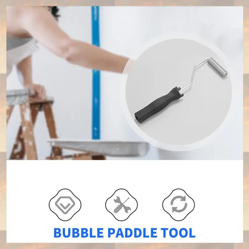 

Flash Trend 9Pcs Fiberglass Roller Kit Bubble Paddle Tool Laminating Roller Kit For FRP Mould
