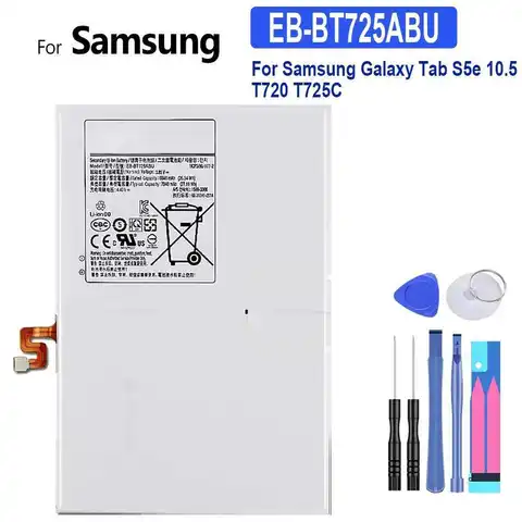 EB-BT725ABU High-Capacity For Samsung Galaxy Tab S5e 10.5 T720 T725C 7040Mah Tablet Battery