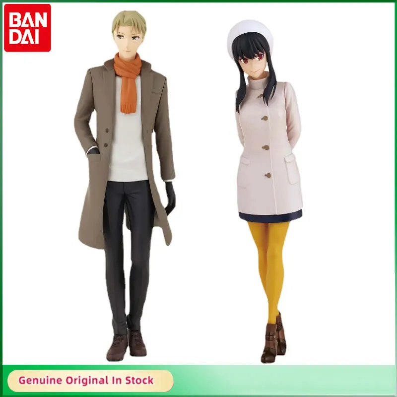 Bandai Spy × Familie Dxf Schemering Loid Vervalser Yor Vervalser Witte Anime Actie Figuur Desktop Ornamenten Cartoon Figuren Model Kid Cadeau