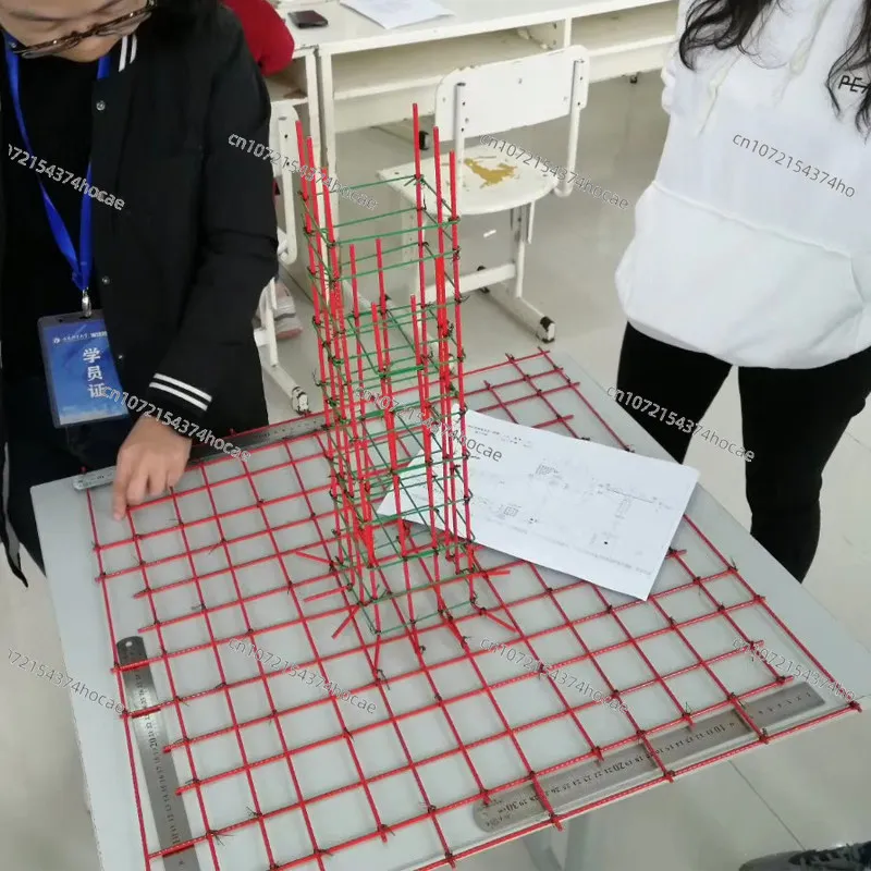 DIY building structure steel bar model, steel bar binding standard teaching practice training teaching model