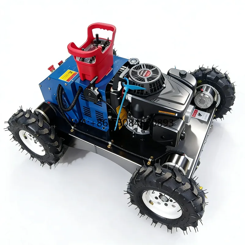 Intelligent Remote Control Industrial DIY 190cc Lawn Mowing Robot 500mum Garden Fully Automatic Weed and Lawn Mower