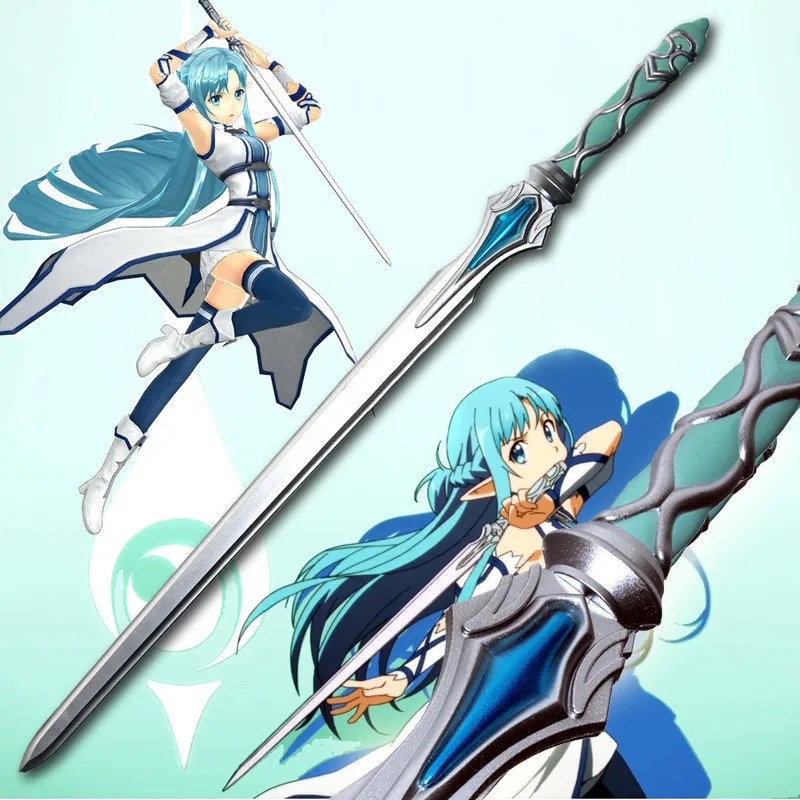 Sword Art Online Asuna World Cosplay Arma, G4 SÃO Espada, Anime Ninja Knife, PU Prop, 1: 1,106 centímetros