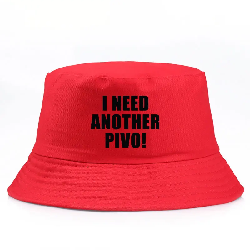 

I Need Another Pivo! Reversible Bucket Hat Unisex Casual Sun Visor Fisherman Cap Adult Daily Travel Beach Panama Hats Solid Bobs