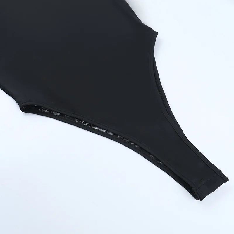 Women Sexy Club Party 2 Piece Set 2025 Autumn Lace Patchwork One Shoulder Long Sleeve Bodysuits Tops + Ruched Bodycon Maxi Skirt