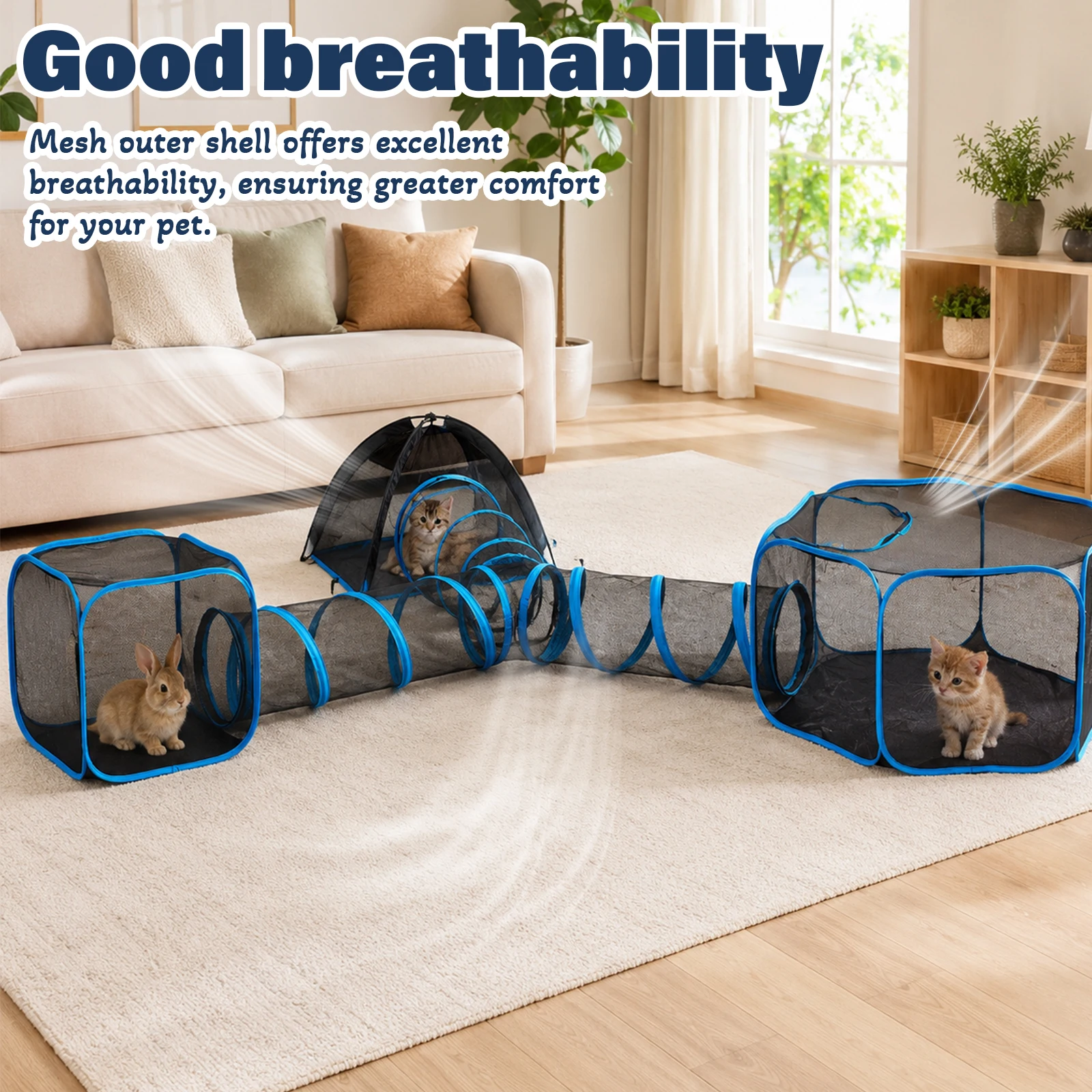 parc-pour-animaux-portable-4-en-1-en-maille-avec-tunnel-cage-multi-animaux-pour-interieur-et-exterieur-installation-facile-pour-chats-et-petits-animaux