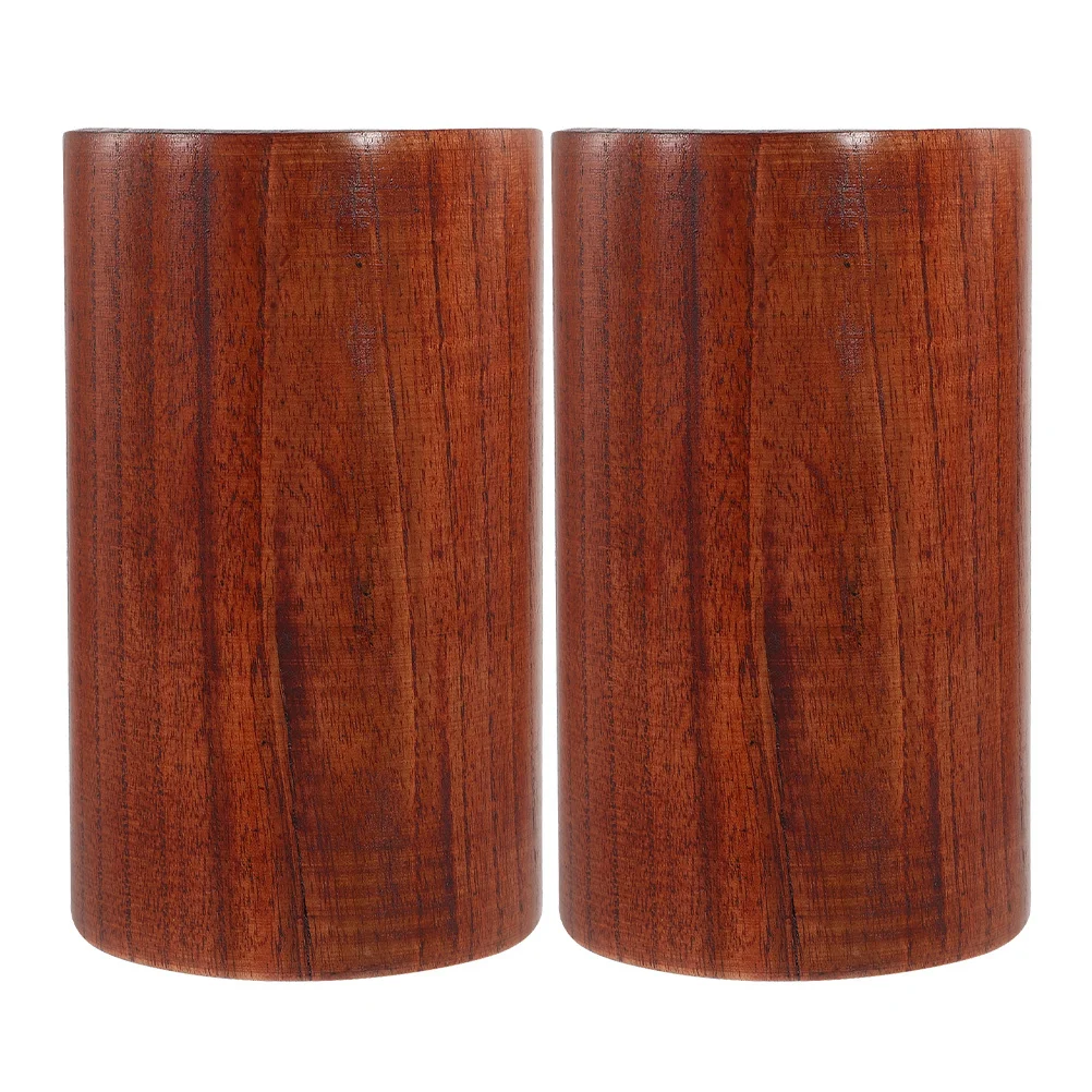 

2Pcs Wood Cutlery Holder Natural Wooden Kitchen Utensil Organizer for Chopsticks Spoons Forks Countertop Storage