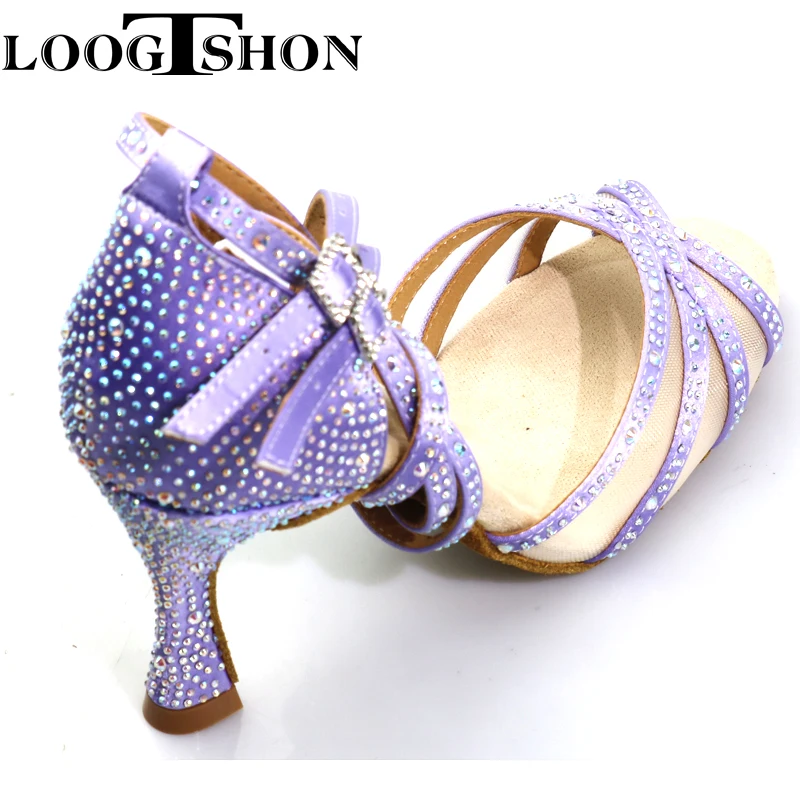 Loogtshon shoes woman spring summer 2022 Women summer shoe heel shoe latin dance shoes Salsa dancing shoes