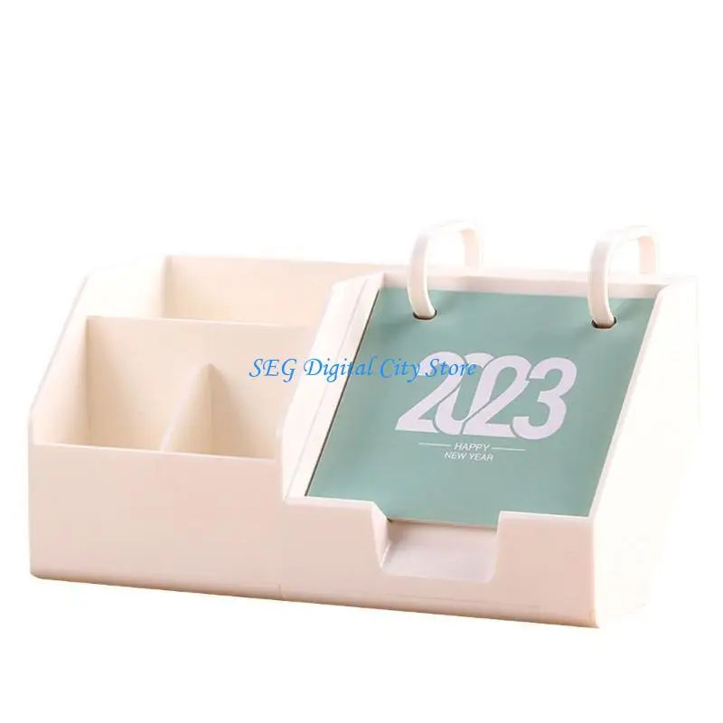 

U75B 2023 Monthly Calendar Planner with Pen Holder Office Desk Organizers and Storage