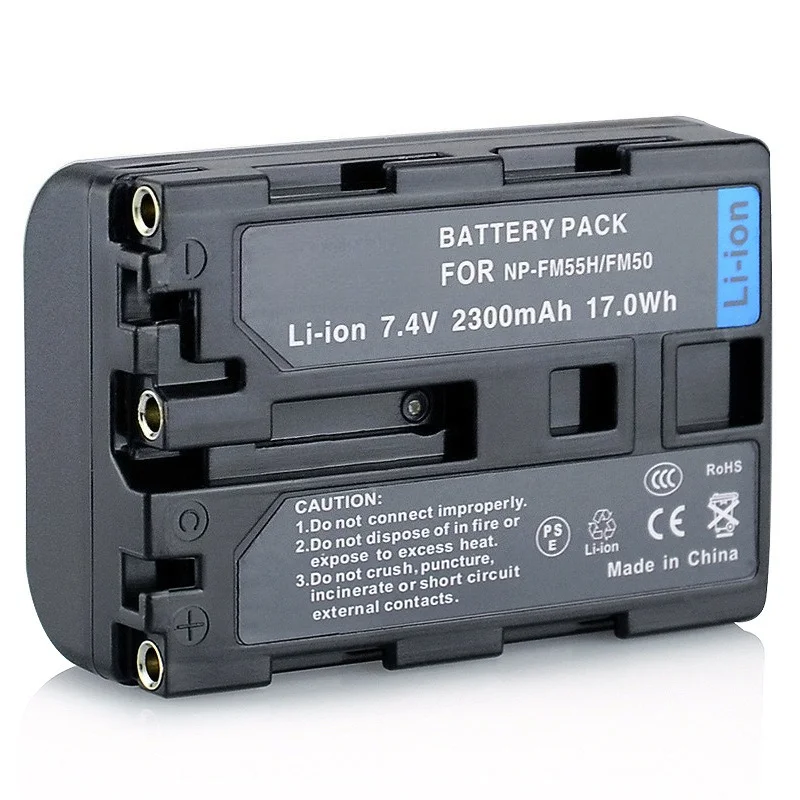 

2300mAh NP-FM50 FM55H Camera Battery Suitable for Sony DSC-S (Cyber Shot Pro) Series DSC-S30 DSC-S50 DSC-S70 DSC-S75 DSC-S85