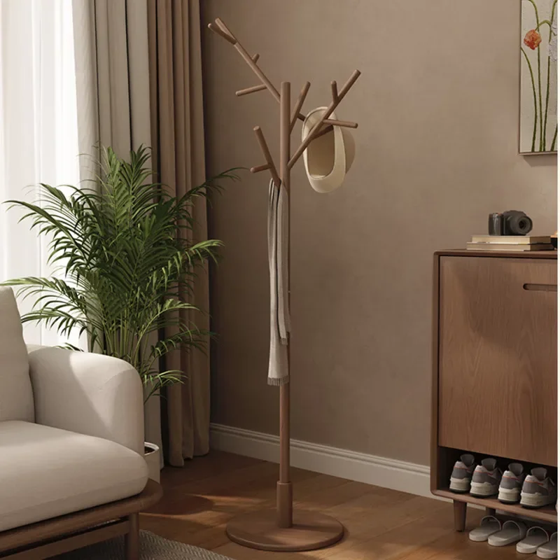Nordic Style Floor Clothes Hanger with Creative Branch Design Bedroom Wardrobe Organizer Web Celebrity Inspired Room Decor Hooks