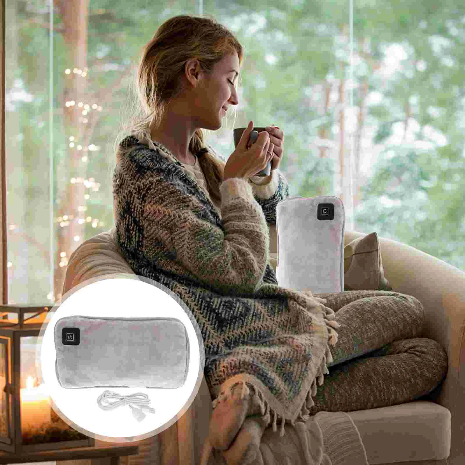 Rechargeable Graphene Hand Warmer USB Heated Gloves Foldable Electric Handwarmer Pouch Warm Hands Camping