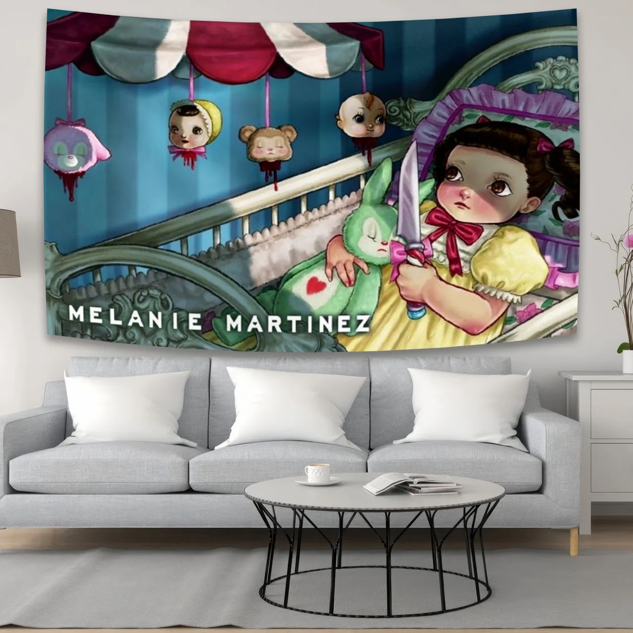 90x150 Melanie Martinezs Flag Posters Crying Child Tapestry Home Decorating Room Cute Girl