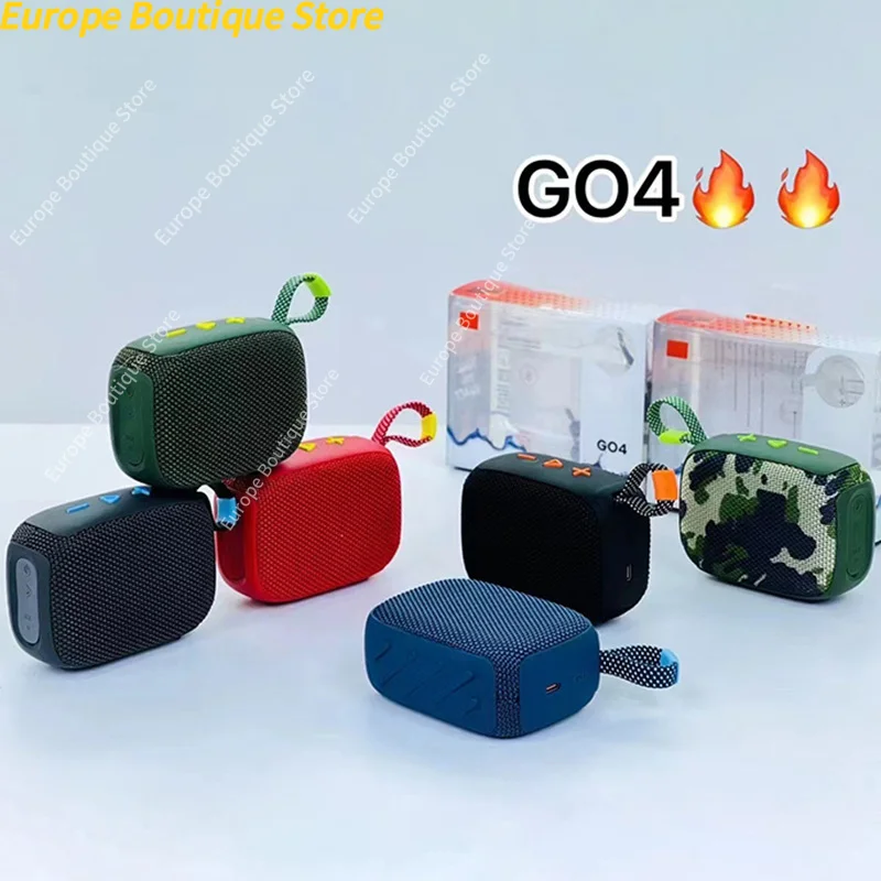 Altoparlante Bluetooth ultraportátil, impermeabile e antipolvere GO4, suono Big Pro con bassi perforati, batteria integrata da 7 ore