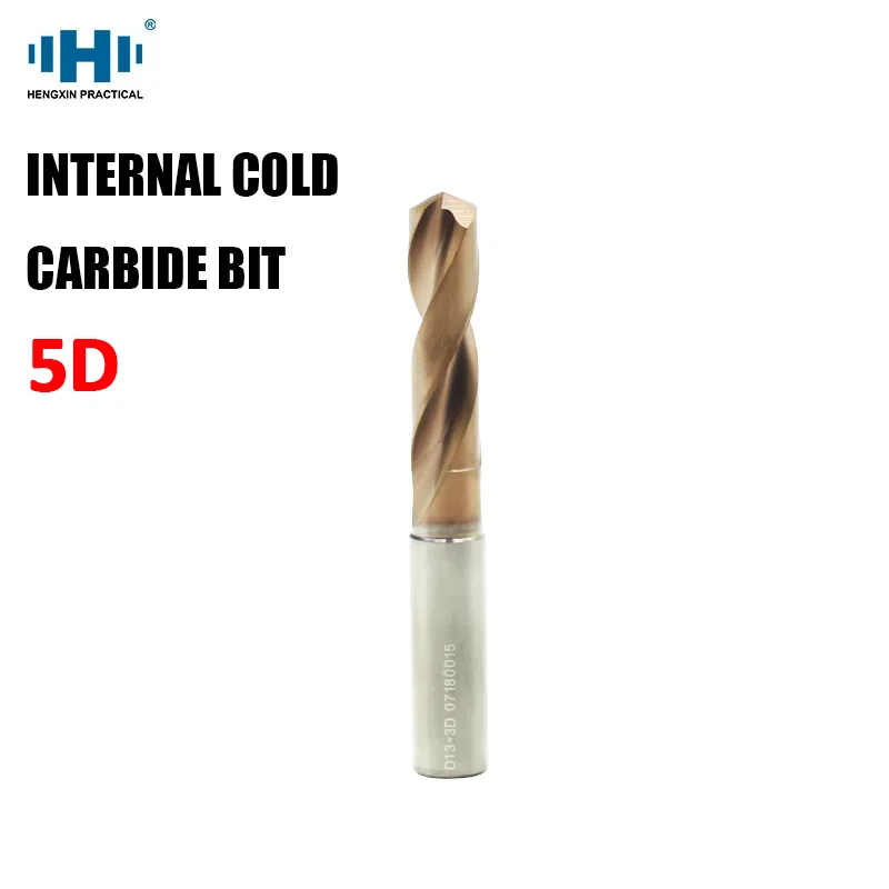 

HENGXIN 5D Inner Cold Solid Tungsten Carbide Bits CNC Lathe Carbide Diameter 3.0-16mm Metal Working Drill Tools Carbide Bits Set