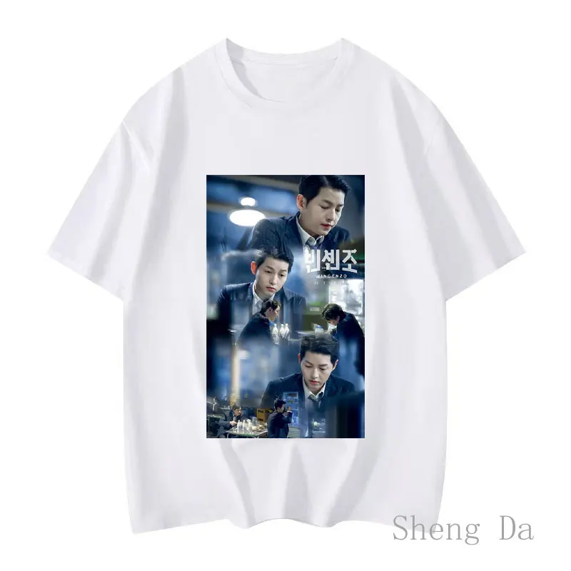 Song Joong-ki Korean Dongdaemun 2024 Movie Poster T-shirts for Men 100% Cotton Unisex South Korea Graphic Shirt T-shirt Tops