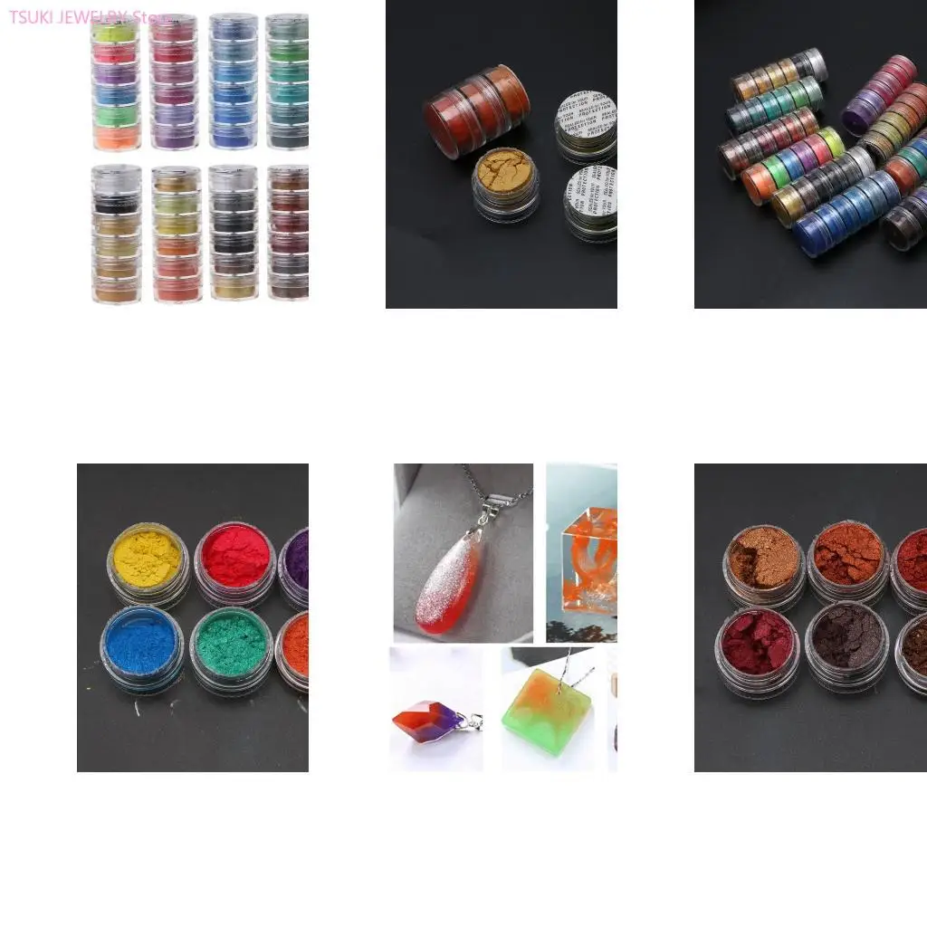 

62KE 10 шт., свечи-бомбы для ванны, краситель, косметический жемчужный порошок для декора ногтей