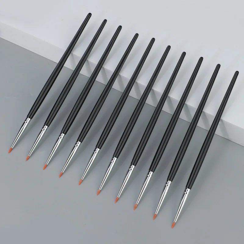 Factory Direct Sale Beauty Tools Eyeliner Brush Fine Drawing Aegyo-sal Eyelid to Tear Trough Eye Detail Brush Makeup Special