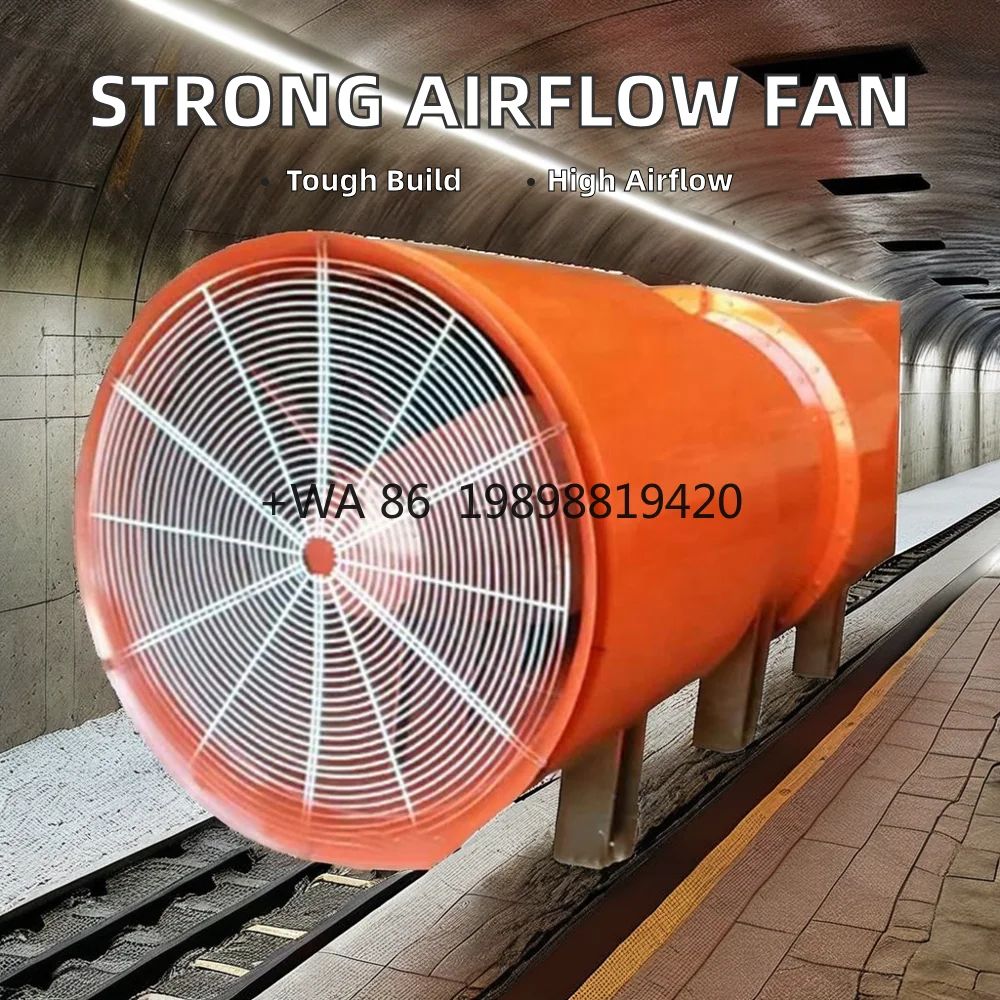 Flow Jet Fan Tunnel Belüftung Unterirdische Marine Tunnel Pflanze Verwenden OEM Anpassbare Wechselstrom Spezielles Design Starker Luftstrom gemischt