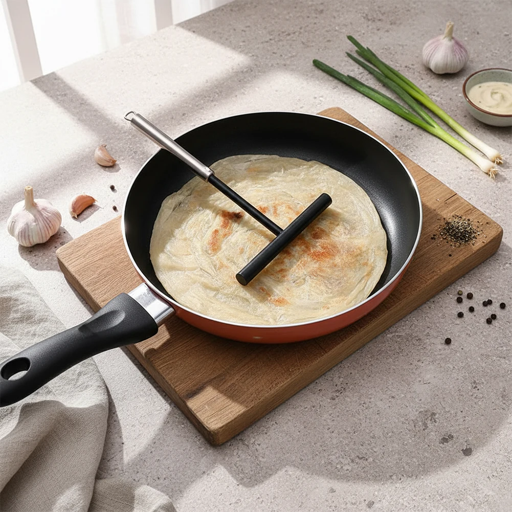 Stainless Steel Crepe Spreader Crepe Spreader And Spatula Kit Pancake Like Batter Spreading Tools Pancake Cooking Tools