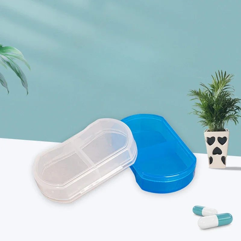 Practical Capsule storage box Container for Tablets Travel Pill Box with Seal Ring Small Box for Tablets Container for Medical