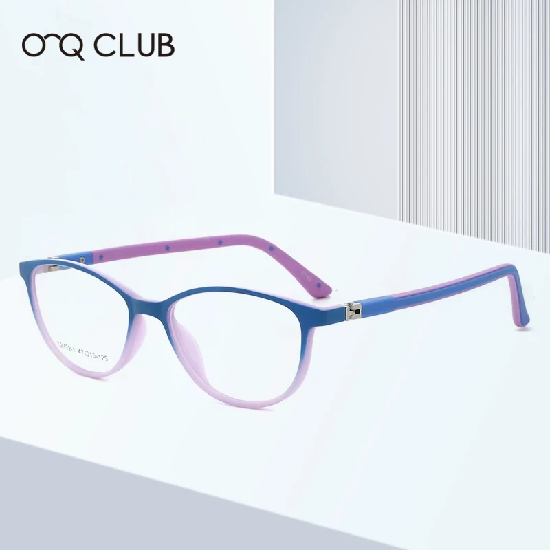 O-Q CLUB Kids Glasses Lenses for Children Womens Sunglasses Women Eyeglass Frames Shades Female Eyepieces Eyewear Glass Mens Man