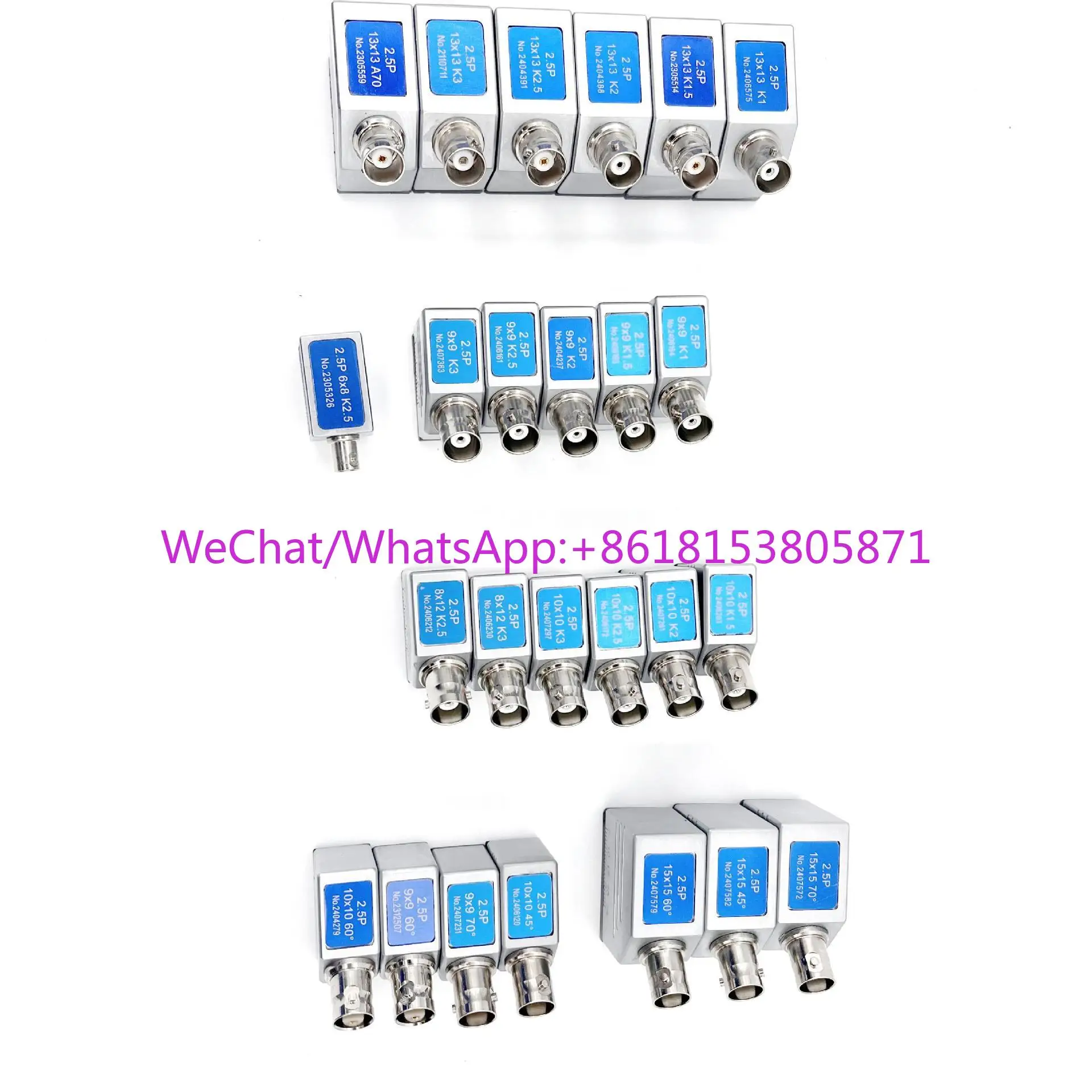 

Прямой зонд 2.5PK1K2K3, двойной кристаллический зонд 2.5P20, зондовая линия для УВД-детекторов дефектов