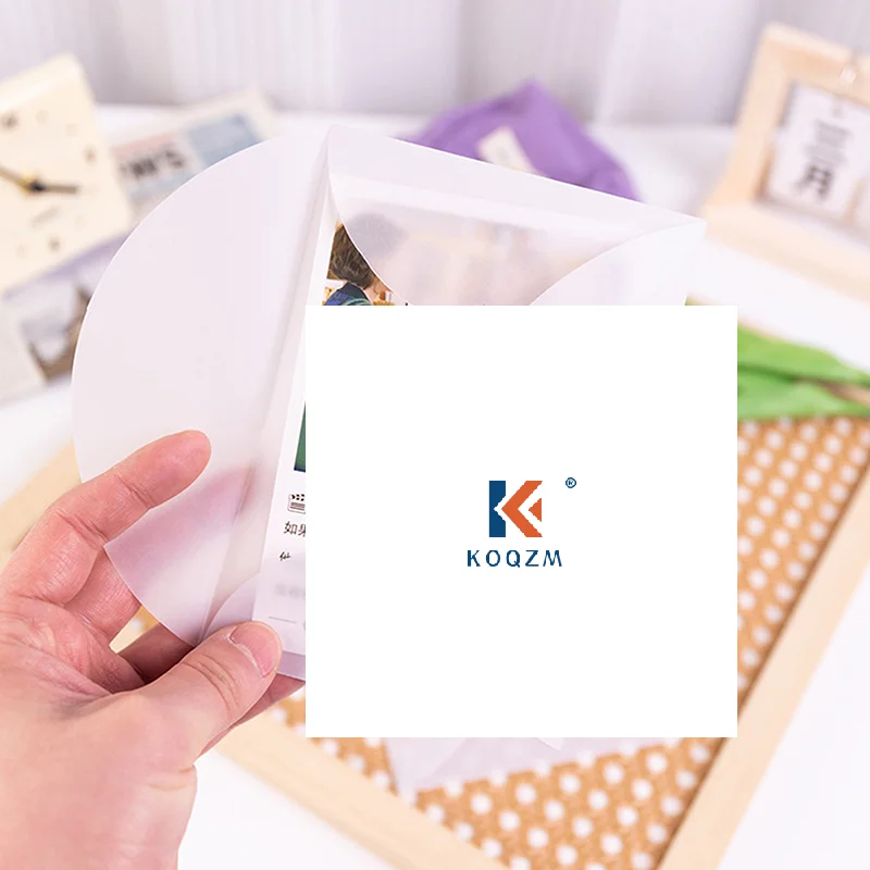 

10pcs/lot Blank Translucent Envelope For Invitations Postcards European Giftbox Message Card Envelopes Wedding Business Letters
