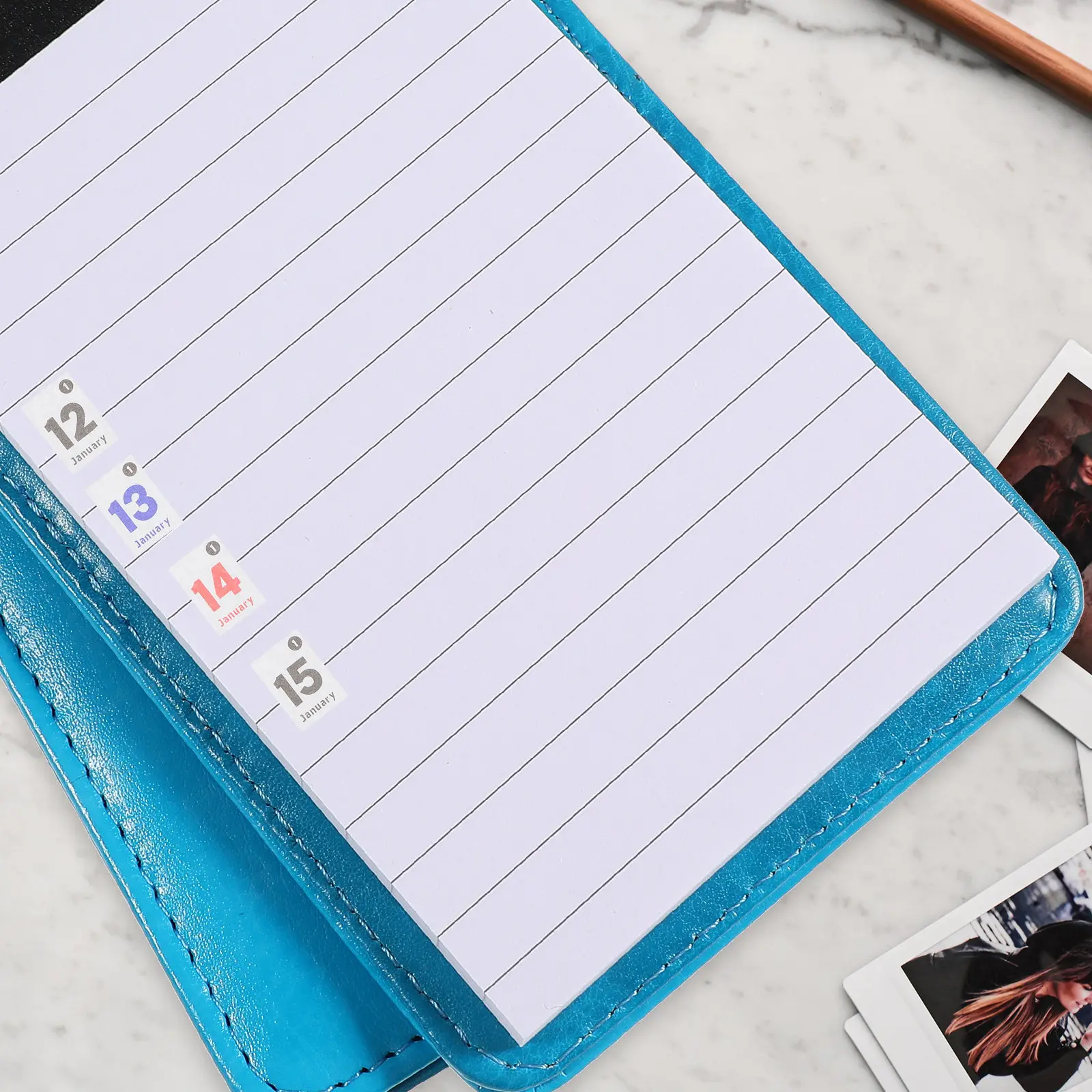 

1Set Daily Calendar Stickers Perpetual Date Labels Peelable Washi Paper for Planners Journals Notebooks School Office Home