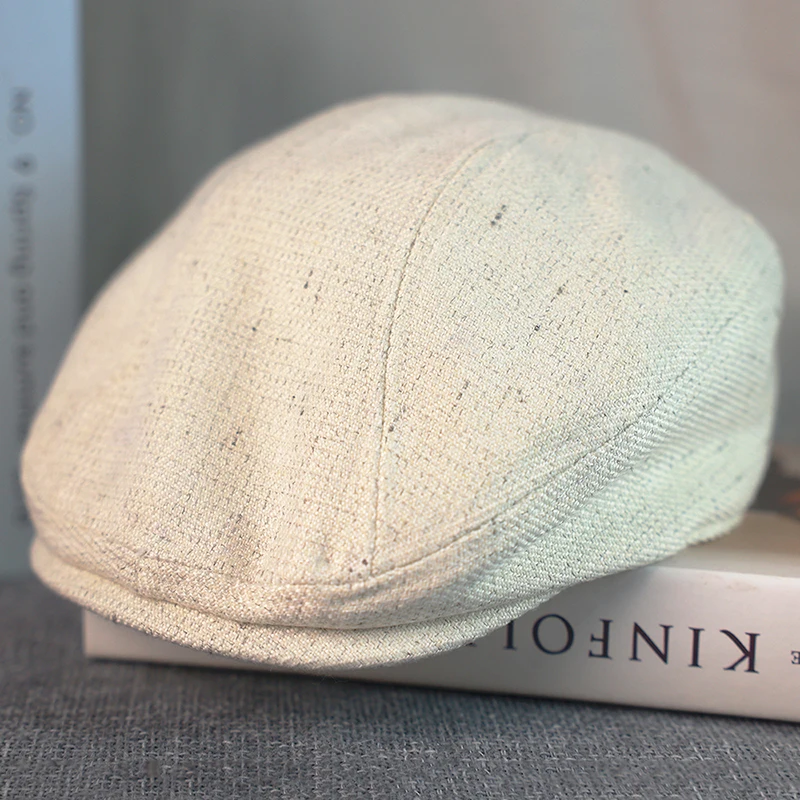 Biały Retro Nowa Jesienna Wełniana Czapka Newsboy Utrzymuj Ciepły Beret Męski Damski Literacki Retro Kapelusz Anglia Kapelusze Męskie Kapelusze A-27