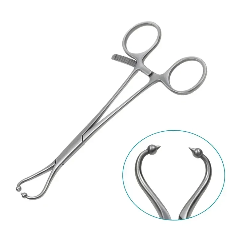 

1pcs Reduction Forceps Plate Holding Tool with Ball Tip Orthopedic Veterinarys Instruments Stainless