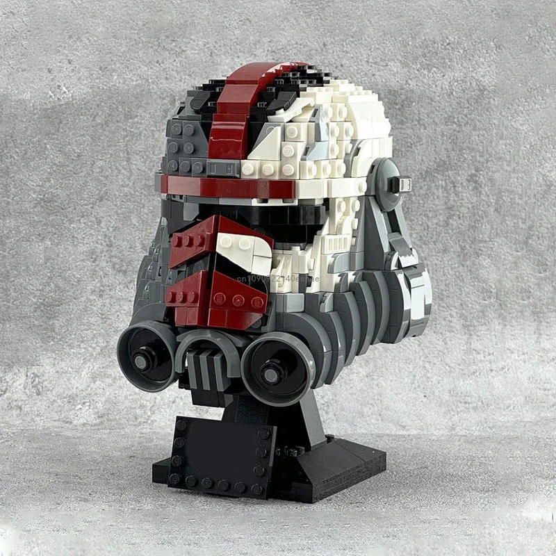 

Moc 839pcs Star Battle Bad Batch-HUNTER Helmets Model Building Blocks Bricks Diy Education Assembly for Kids present