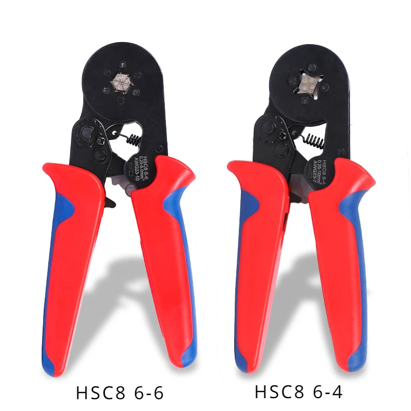 

0.25-10mm2 Manual Self Adjusting Tube Ferrules Terminal Crimping Mini self-adjusting crimping pliers 6-4A/6-6A