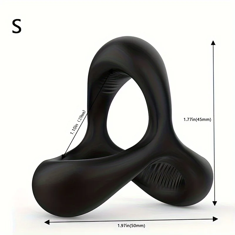 1pc Silicone Penis Cock Ring On For Men Delay Ejaculation Erection Sex Toys For Couple Sex Toy Penis Ring Man Dick Enlarger Ring