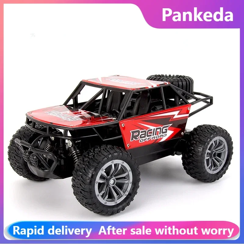 1:18 2.4G Alloy 4WD High Speed Off-road Remote Control Car RC Car Toys High Speed Drift Speed 15km/h Toys for Boys and Girls