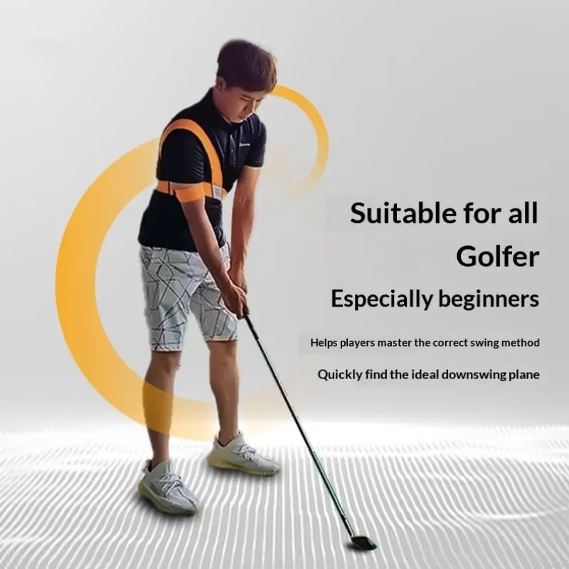 Golf-Schwung-Trainingshilfe, Golf-Schwungtrainer, Golf-Schwunggurt für Männer, Frauen, Teenager, Golf-Haltungskorrektur, Übungszubehör – Detail 5