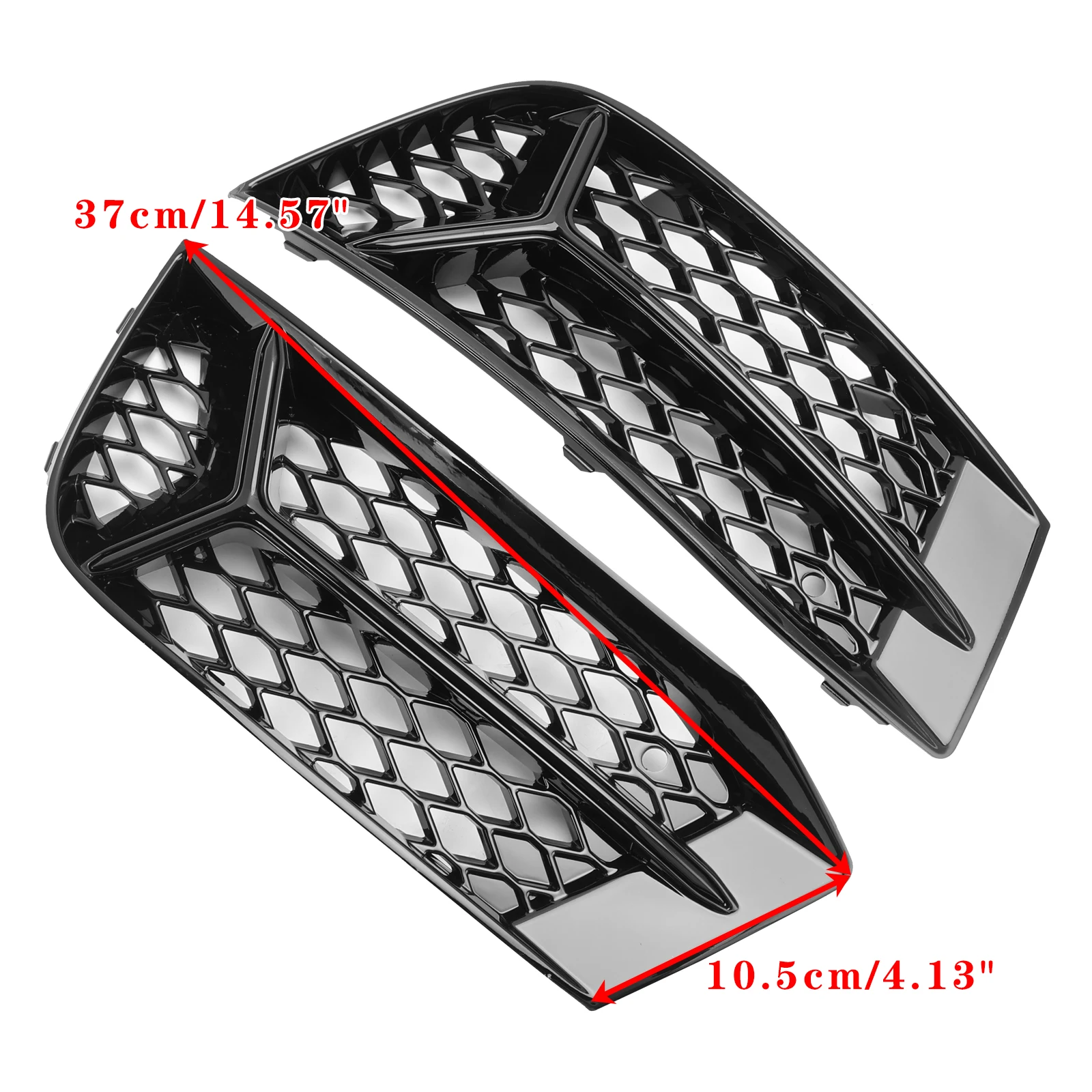 Front Bumper Grill Fog Light Cover Lamp Frame Trim For Audi A3 2017 2018 2019 2020