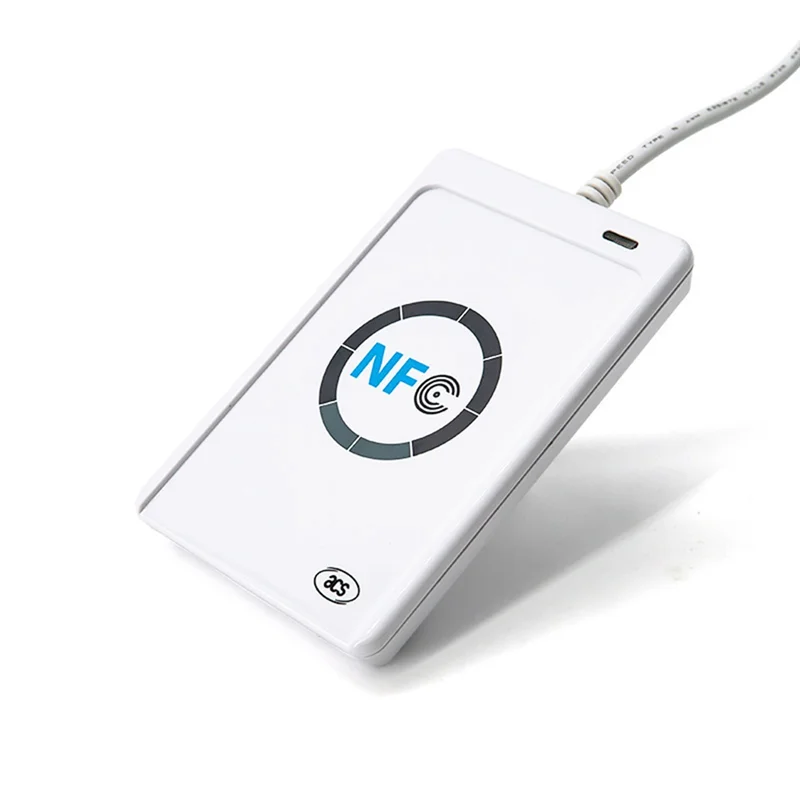 ABKN-ACR122U Programmer ISO14443 Pembaca Kartu Chip Pintar 13.56Mhz Tag Mesin Fotokopi Klon Duplikator NFC (C)