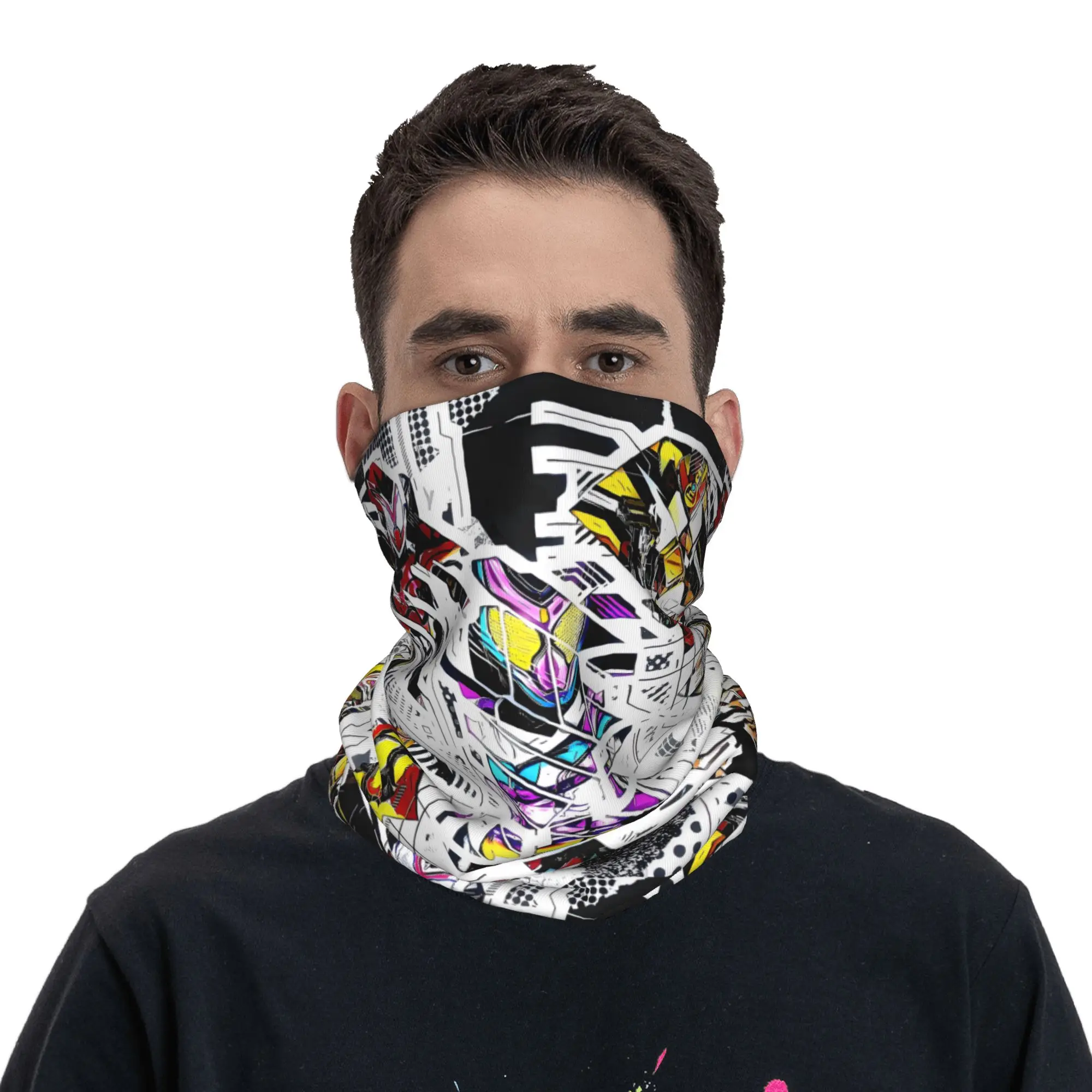 

Custom K-Kamenes Rider‌ Japan Bandana Neck Gaiter for Ski Cycling Women Men Wrap Scarf Hot Headband Warmer