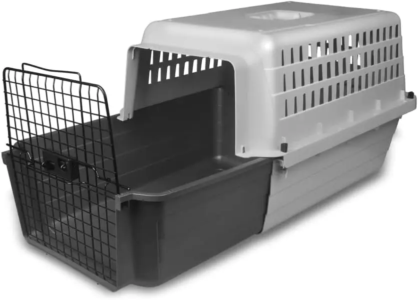 

Pets Calm Carrier Max with EZ Load Slide Out Drawer, Hard-Sided Travel Crate for Cats and Small Dogs