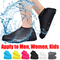 3-10Pair of Outdoor Rubber Rain Boots for Men and Women Summer Rainproof Shoes Silicone Waterproof Shoe Covers reusable Non Slip