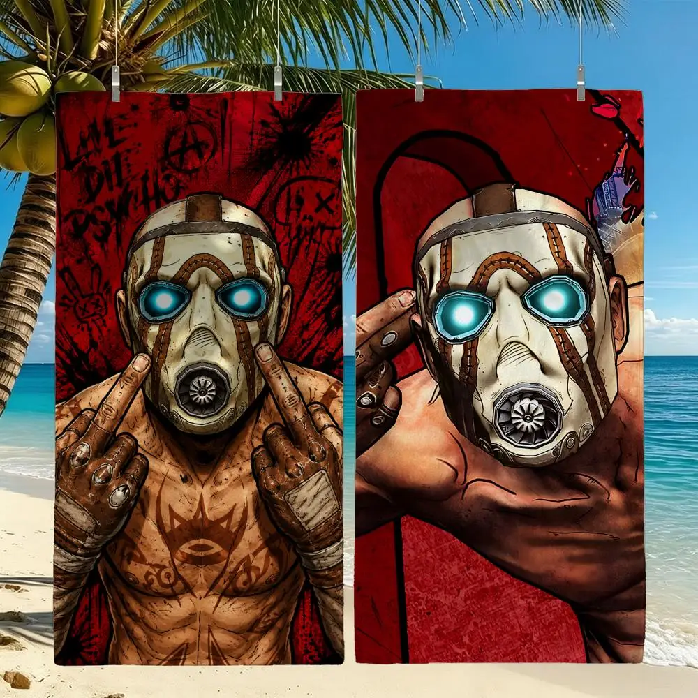 Game B-Borderlands 4 Towel Towel Beach Towel Oversized Quick Dry Towel Absorbent Soft Swim BeachTowels for Men Women