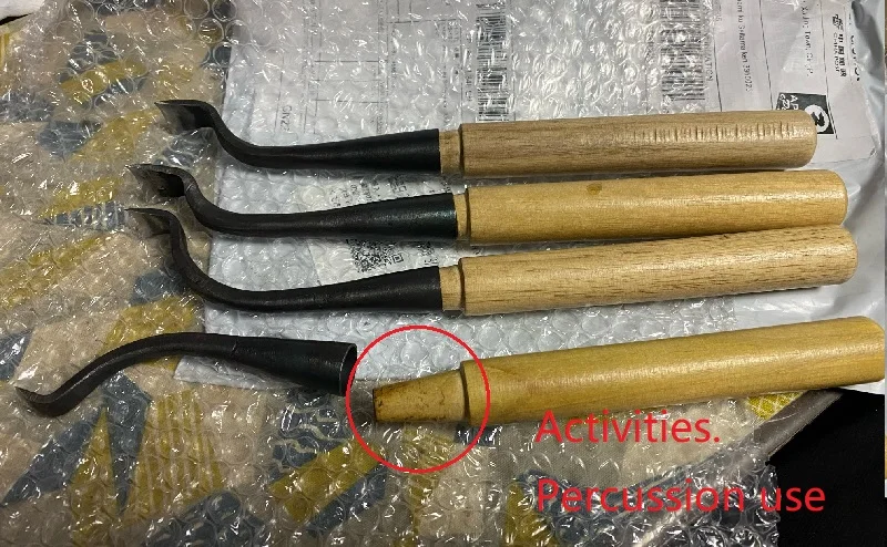 Elbow chisel Woodwork Carving knife Dig hole Spoon knife Woodwork chisel Dish Tray tools
