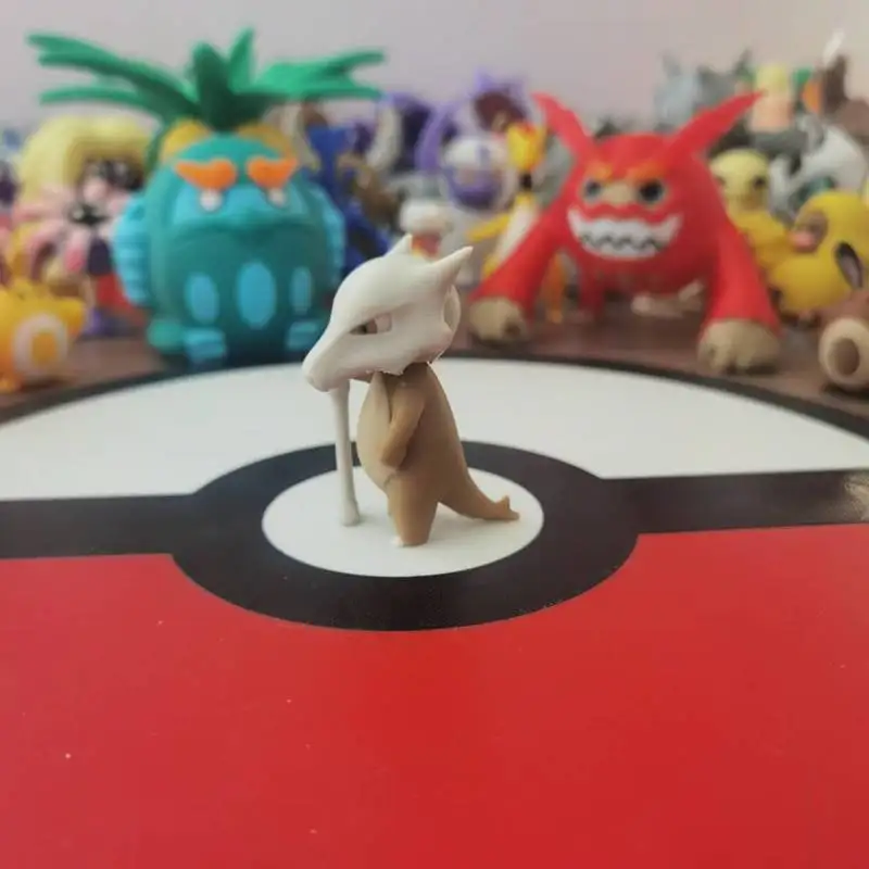 New Anime Marowak Figure Proportion World 1:20 Diy 3D Printing Cartoon Character Desktop Decoration Cute Model Children Toy Gift