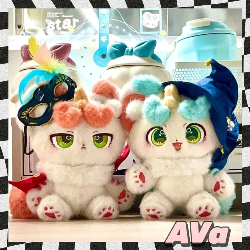 

20cm Animal Doll Replica There'S A Monster Masquerade Blind Box Doll Youshouyan Series Kawaii Dress-Up Set Cute Collectible Toys