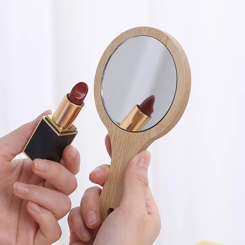 Espejo portátil Simple de 6 uds., Material de alta calidad, resistente a los arañazos, elegante espejo de tocador para uso diario, accesorios de maquillaje