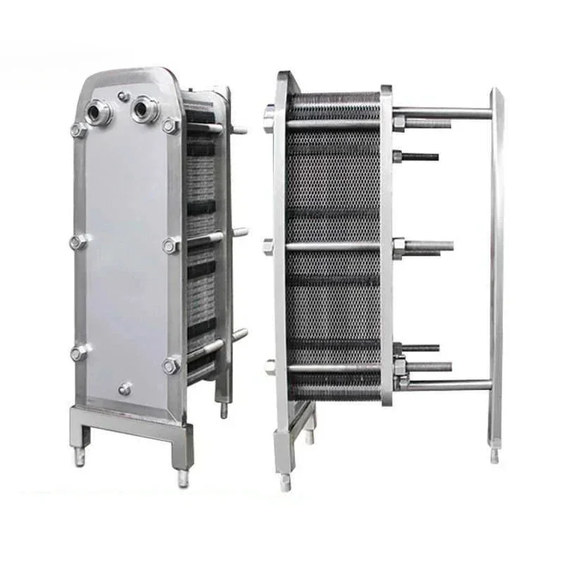 Food Grade Stainless Steel Plate Heat Exchanger, Cross Flow Type for Milk, Beer & Beverage Processing